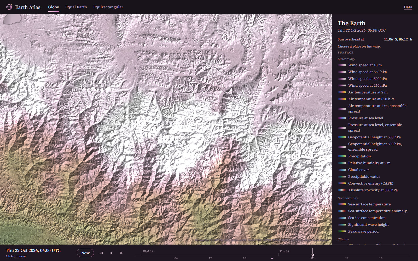 The Himalaya around Everest at close range